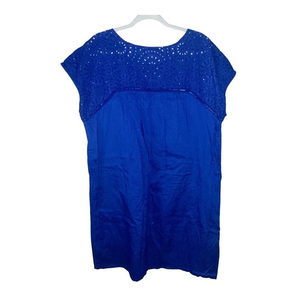 Tommy Bahama Blue Fiesta Lights Sheath Sundress, Large - Picture 4 of 7